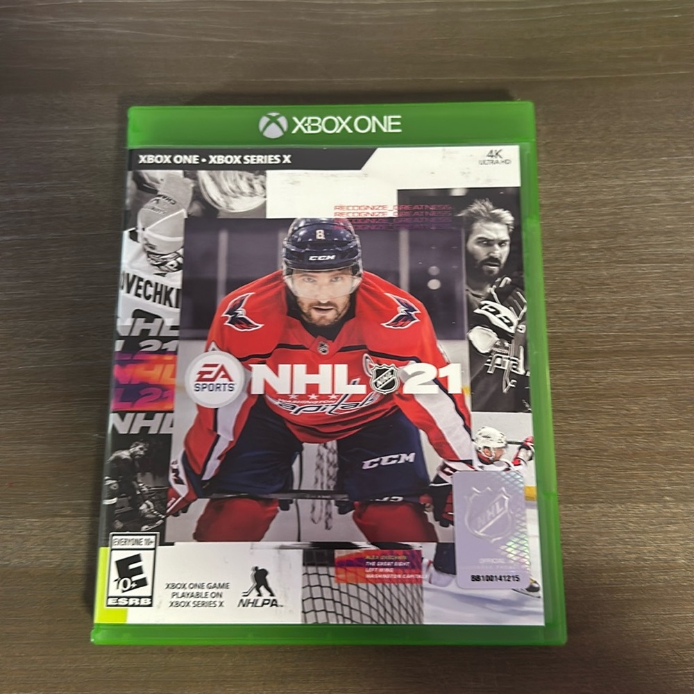 NHL 21 Xbox one game used